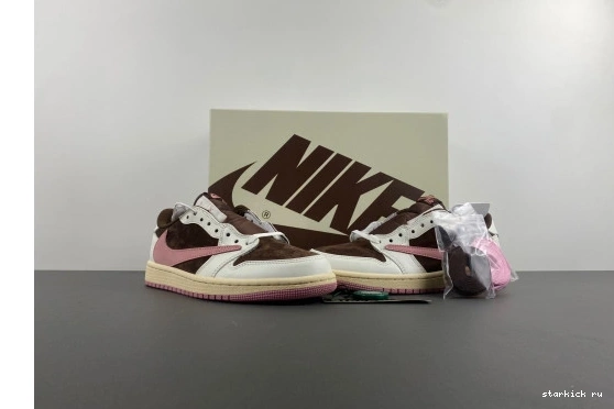 OG  Travis Pink Scott Low DZ4137-206 DZ4137-206 Jordan Retro brown 1 SP 0919